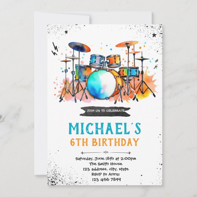 Invitation à la fête du tambour (Devant)