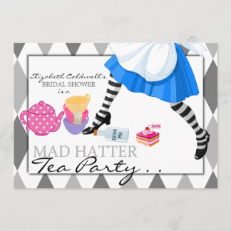 Invitation à la Fête du Thé de la Fête de l'mariée