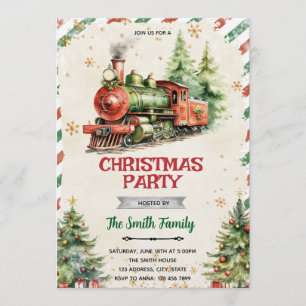 Invitation à la fête du Train de Noël
