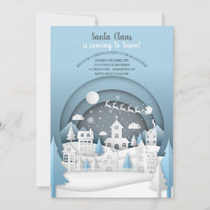 Invitation à la fête du village de Noël