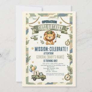 Invitation à la fête militaire pour le premier ann