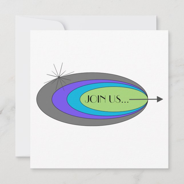 Invitation à la fête moderne du milieu du siècle (Devant)