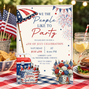 Invitation à la fête patriotique d'été du 4 juille