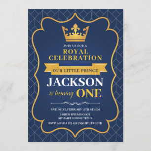 Invitation à la fête royale d'anniversaire
