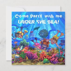 Invitation à la fête sous la mer