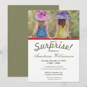 INVITATION À LA FÊTE SURPRISE D'ÉTÉ