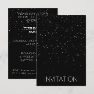 Invitation à la fête Surprise Vip Silver