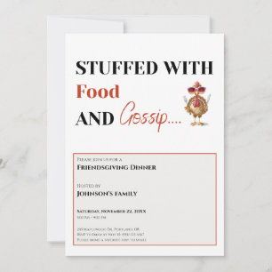 Invitation à la Friendsgiving