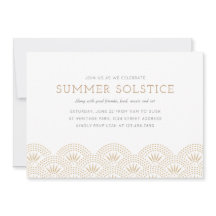 Invitation à la Gold Summer Solstice Party