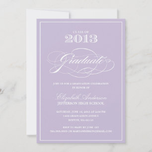 Invitation à la graduation classique