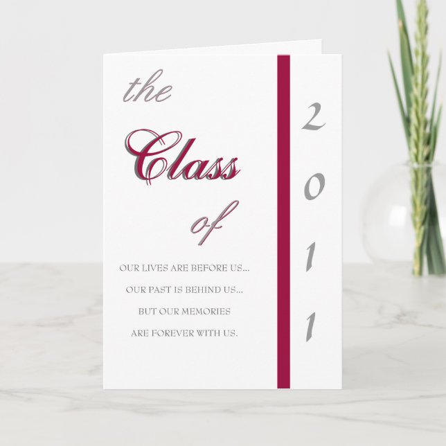 Invitation à la graduation traditionnelle 2011 (Devant)