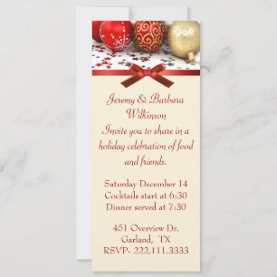 Invitation à la longue fête de Noël