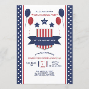 Invitation à la maison bienvenue rouge blanche et