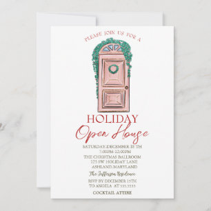 Invitation à la maison ouverte pour les fêtes