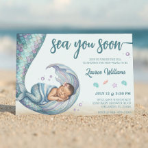 À la Mer Bientôt Baby Shower Sirène