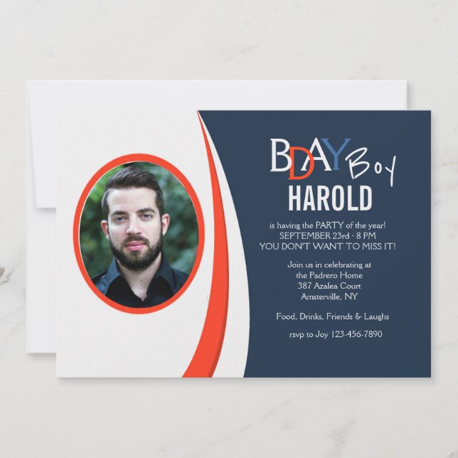 Invitation à la mode de photo (Devant)