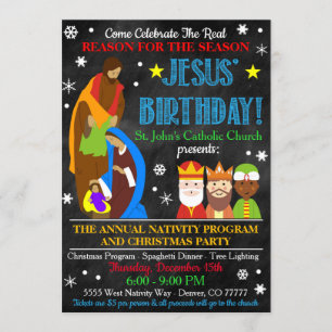Invitation à la Nativité de Noël