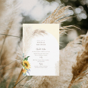 Invitation à la nuptiale de la Pampa de Boho Flora