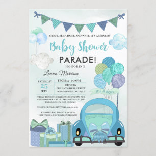 Invitation À La Parade Du Baby shower