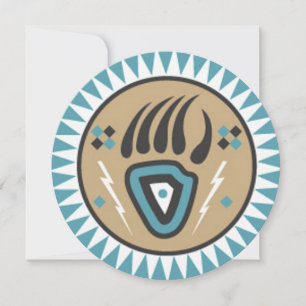 Invitation à la patte d'ours des Amérindiens