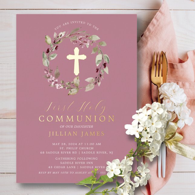 Invitation à la première communion (Créateur téléchargé)