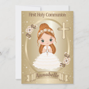 Invitation à la première communion sacrée