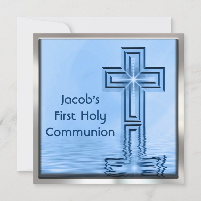 Invitation à la première communion sainte (Devant)