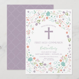 Invitation à la première communion sainte, Personn