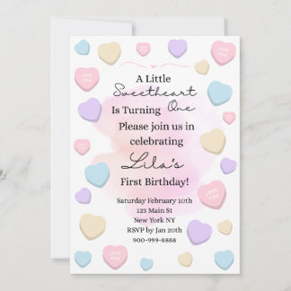 Invitation à la première fête d'anniversaire de Li