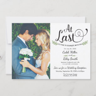 Invitation À La Réception De Mariage Dernier