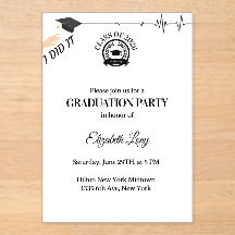 Invitation à la remise des diplômes de médecine –