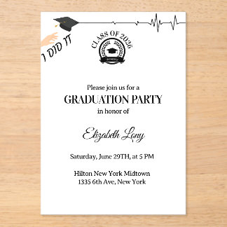 Invitation à la remise des diplômes de médecine –