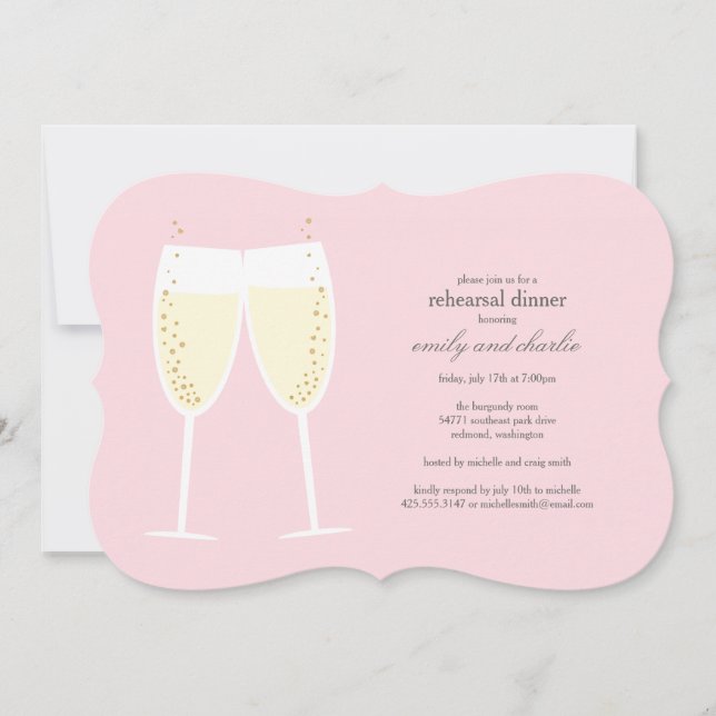 Invitation à la répétition Mariage des lunettes (Devant)