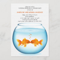 Invitation à la répétition Mariage du Goldfish Bow