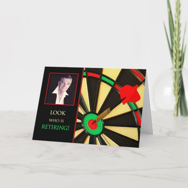 INVITATION À LA RETRAITE - CIBLE DE FLECHETTES - P (Devant)