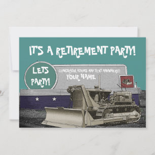 INVITATION À LA RETRAITE DE BULLDOZER, INGÉNIEUR D
