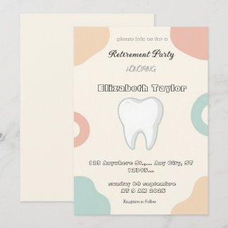 Invitation à la retraite d'un dentiste - Merci Den
