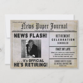 Invitation à la retraite-journalPHOTO/ Personnalis