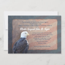 Invitation à la retraite militaire Eagle