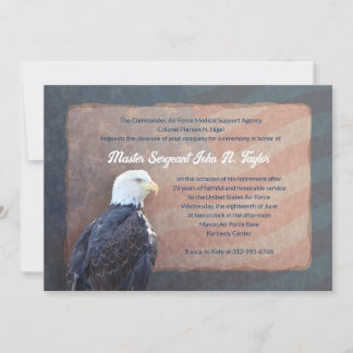 Invitation à la retraite militaire Eagle