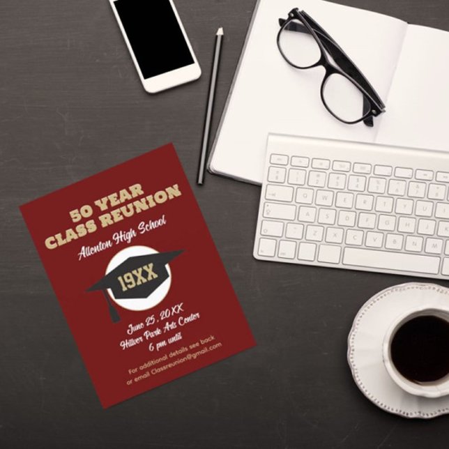 Invitation à la réunion ! Carte postale personnali (Créateur téléchargé)