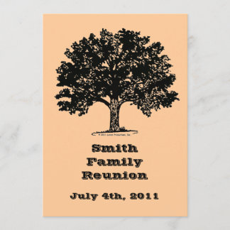 Invitation à la réunion de famille avec enveloppe