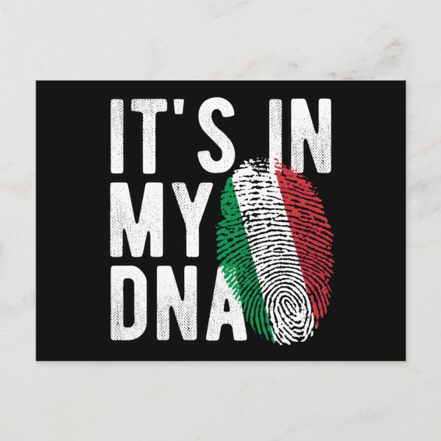 Invitation à la réunion de famille d'ADN italien (Devant)