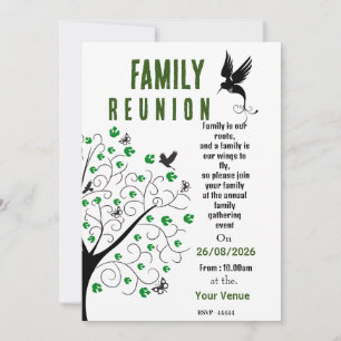 Invitation à la réunion de famille des oiseaux