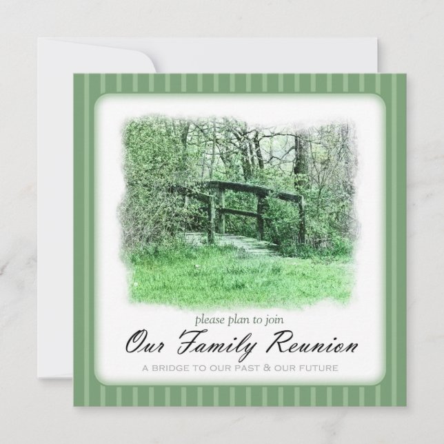 Invitation à la réunion de famille personnalisée d (Devant)