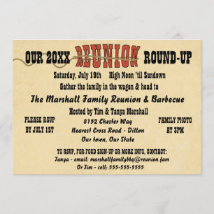 Invitation à la réunion de style occidental