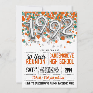 Invitation à la réunion des anciens du lycée et de