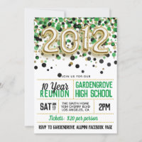 Invitation à la réunion du lycée 2012