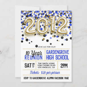 Invitation à la réunion du lycée 2012