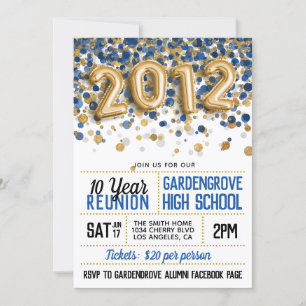Invitation à la réunion du lycée 2012